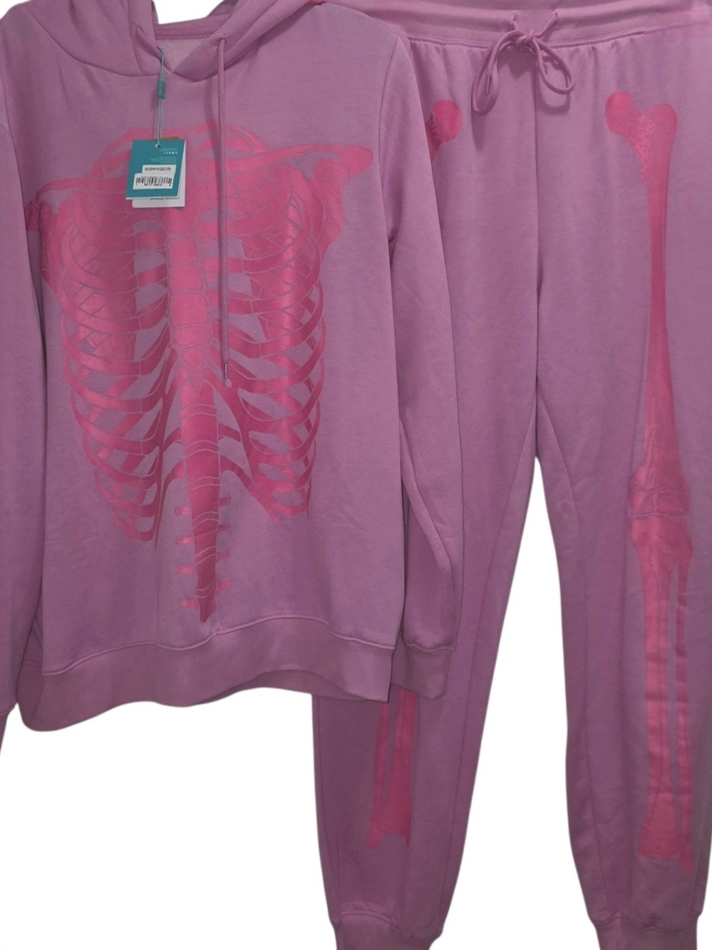 Posh Peanut Mrs. Posh Skelly Hoodie & Jogger Set Large NWT